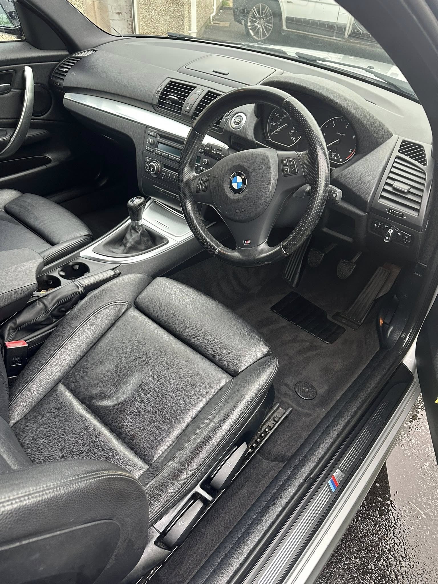 Machine polishing on dark paintwork in Anglesey