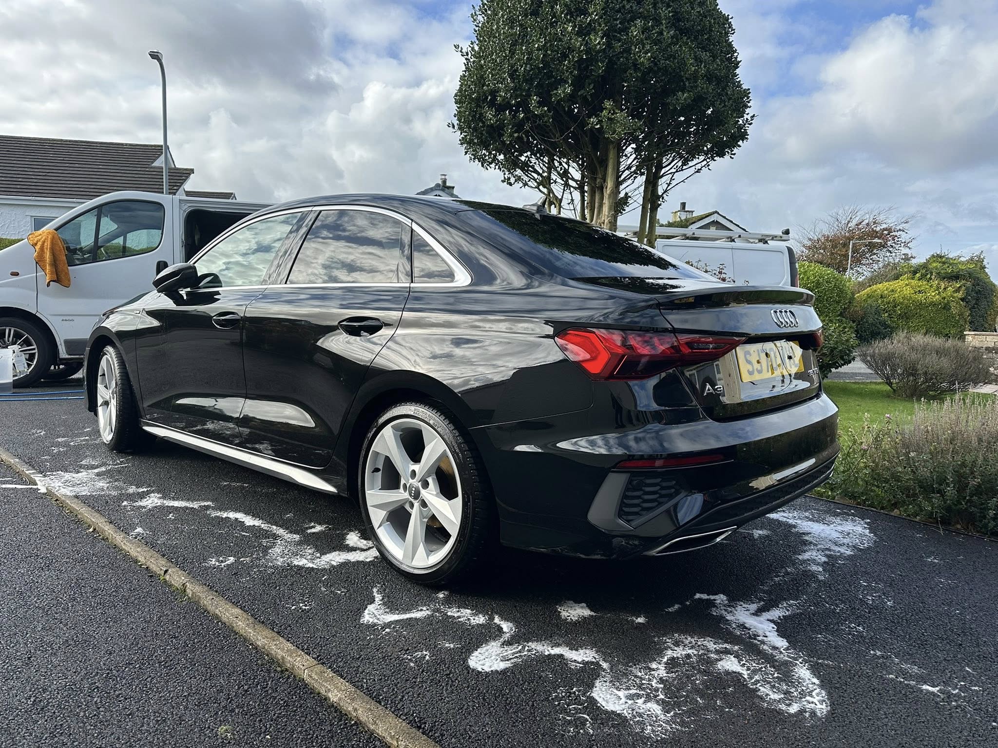 Sticker removal from car paintwork in Anglesey